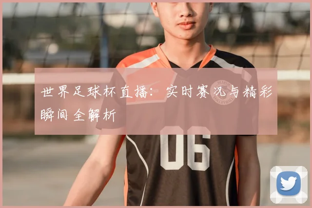 世界足球杯直播：实时赛况与精彩瞬间全解析